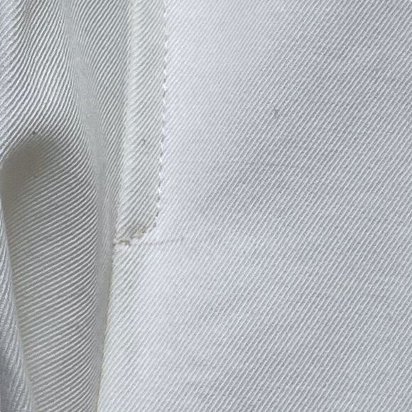 Blossom Brand Boyfriend Jacket Small Cotton Blend  Cream White Korea Luxury - Picture 9 of 9